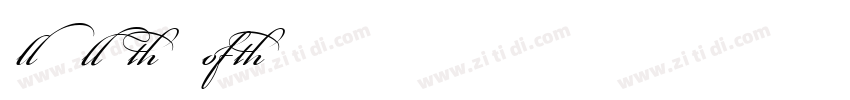 Olivea LigaturesFont字体转换